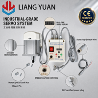 LIANG YUAN 1100W Servomotor-Kit mit Ein-Knopf-Vorwärts-/Rückwärtsschalter, variabler Geschwindigkeit und LED-Anzeige für Messerschleifen und Metallpolieren