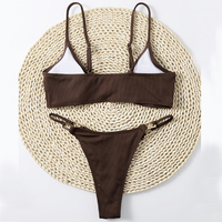 Meisjes Badmode Designer Badpakken Bekende Merken Custom Badmode String Bikini