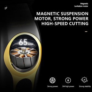 Kemei Max-Máquina de corte de pelo con motor magnético de alta velocidad para peluquero profesional, máquina de corte de pelo 3 en 1 DLC Blade Hair Clipper Trimmer Shaver Set - Product Image 5