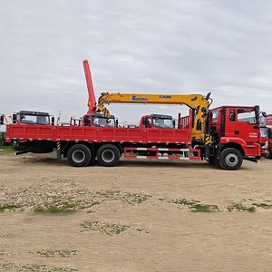 รถบรรทุกติดเครนงานหนัก Shacman 6x4 เครื่องยนต์ Weichai 270 แรงม้า Xugong 12 ตัน บูม 5 ท่อน รถยกสำหรับงานก่อสร้าง - Product Image 3