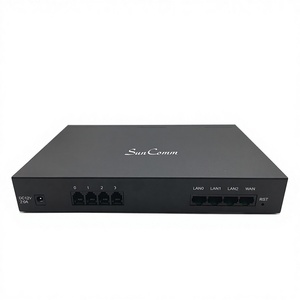 Passerelle VoIP SC-04-S 4FXS avec protocole SIP V2.0, prend en charge les réseaux LAN/WAN/VLAN pour 4G/IP et garantie d'un an - Product Image 1