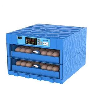 Incubateur d'oeufs automatique de capacité de 204 bon prix Machine à couver d'oeufs de poule incubateur d'oeufs de poule entièrement automatique à vendre
