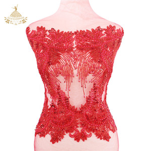 Royal blue Strass corpetto appliques perline per la cerimonia nuziale abiti di cristallo - Product Image 6