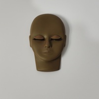 Tête Mannequin Humain Concept pour Extension de Cils, Matériau Caoutchouc Souple PVC Liquide, Idéale pour la Pratique des Techniques d'Extension de Cils
