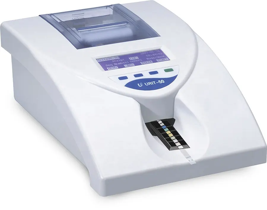 URIT-50 klinische Urinalysis urine analyzer met urine teststrips