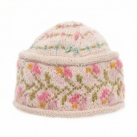 Gorro de Punto Grueso y Cálido de Algodón Ecológico, Transpirable y Absorbente de Sudor, para Bebés, Niños y Niñas, Ideal para Viajes y Playa