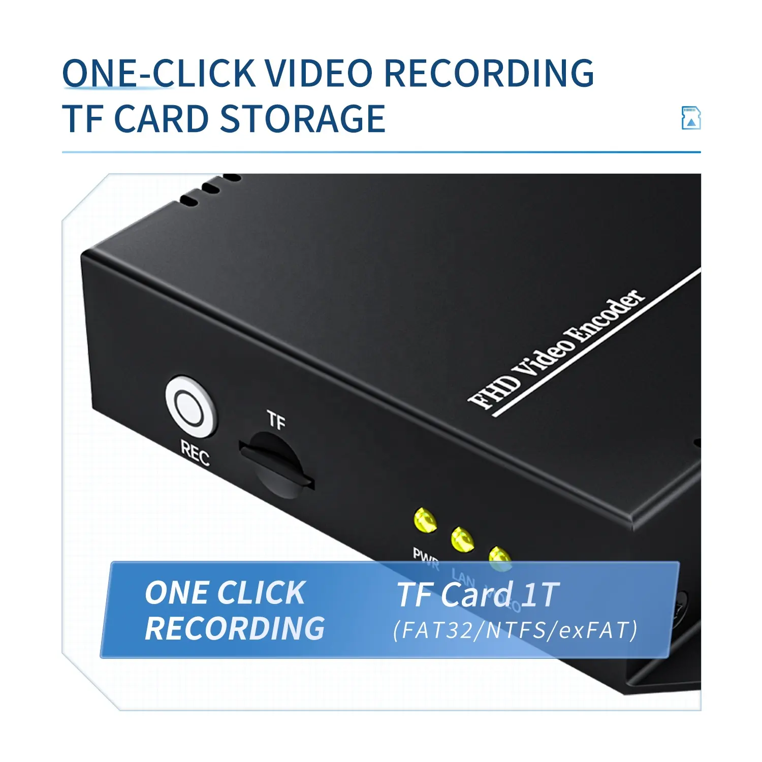 SRT RTMP UDP Low Lantency trasmettitore telecamera Ip H.265 H.264 HDMI Video Capture Box Encoder Stream con registratore