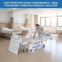 Meubles de lit d'hôpital médical de haute qualité LC-S200 roulettes manuelles à double fonction de lit d'hôpital lit d'hôpital manuel à deux fonctions