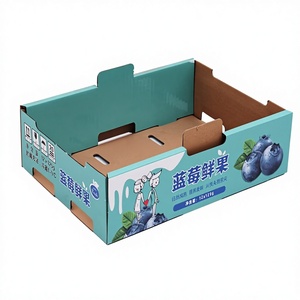 Machine à fabriquer des boîtes à bananes en carton ondulé, pliage et formage de cartons de fruits robustes pour le transport de fruits en vrac - Product Image 2