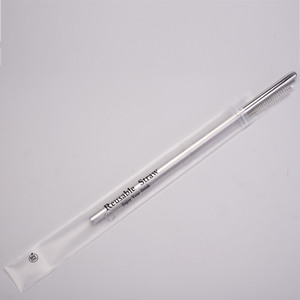 Tritan Mở Rộng 304 Thép Không Gỉ Kim Loại Rơm Đặt Tái Sử Dụng Cốc Nước Ống Hút Cho Trà Sữa Đồ Uống - Product Image 4