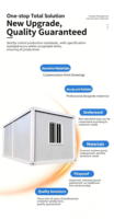Maison conteneur abordable, 2 chambres, compacte, en kit