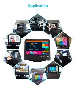 공장 도매 <span class=keywords><strong>10</strong></span>인치 뒷좌석 광고 화면 HD 안드로이드 터치 LCD 헤드레스트 모니터 비디오 플레이어 디스플레이 차량용 TV 택시용 - Product Image 2