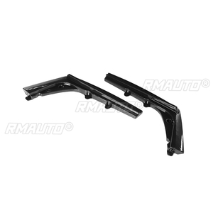 กันชนหลังรถยนต์ 2 ชิ้น สำหรับ BMW F80 M3 F82 M4 ปี 2015-2020 ดิฟฟิวเซอร์ สปอยเลอร์ ลิป สปลิตเตอร์ ป้องกันรอยขีดข่วน สีดำเงา - Product Image 2