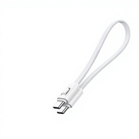 Kabel Data Gantungan Kunci 2-in-1 Tipe C Ganda dengan Jaket Rajut Nilon PVC Lapis Ganda untuk iPhone 17/16/15, Penggunaan Portabel
