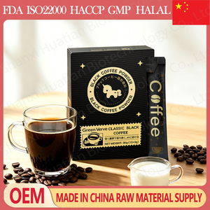 Café Instantáneo en Polvo Café Negro Apoya el Metabolismo Energía Diaria Conveniente Soporte para Adelgazar Personalización de Marca Café para Adelgazar - Product Image 1