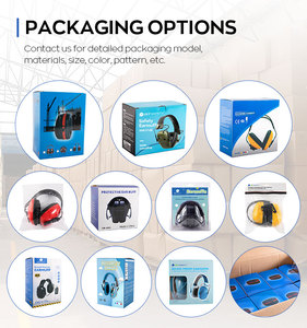 Protectores Auditivos Industriales Antiruido, Plegables, de Material ABS, Reutilizables, para Casco de Seguridad - Product Image 6