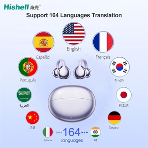 Auriculares Traductores Inalámbricos TWS con Clip para la Oreja, Traducción en Tiempo Real en 164 Idiomas, por la Aplicación de Traducción <span class=keywords><strong>Online</strong></span>, GL8 - Product Image 2