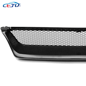 Parrilla de Malla para Parachoques Delantero de Coche Estilo Touring Wagon de ABS Negro para Toyota Corolla E100 Big Body AE101 AE102 AE103 1993-1997 - Product Image 6