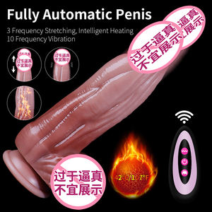 Pene in <span class=keywords><strong>Silicone</strong></span> Realistico di Alta Qualità Ruihui, Morbido, Flessibile, Impermeabile, Color Carne, per Piacere Intimo, Vibrante ed Estensibile - Product Image 3