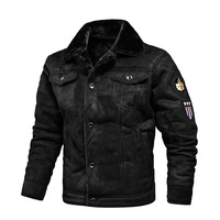 Chaqueta forrada de piel de ante para hombre, producto en oferta, caqui, para motocicleta, de cuero de imitación