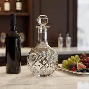 새로운 디자인의 더블린 패턴 맞춤형 빈 크리스탈 유리병 레드 와인 디캔터 비즈니스 선물용 - Product Image 1