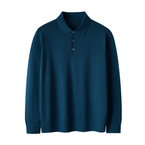 <span class=keywords><strong>Polo</strong></span> da <span class=keywords><strong>uomo</strong></span> in <span class=keywords><strong>lana</strong></span> tinta unita maglia maglia di <span class=keywords><strong>lana</strong></span> O collo camicia a <span class=keywords><strong>manica</strong></span> <span class=keywords><strong>lunga</strong></span> a strati di Base per gli uomini - Product Image 4
