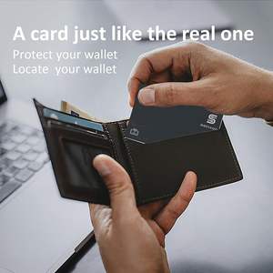 <b>Wallet</b> Credit Card with Mfi Rechargeable Small Locator Smart Tag Anti-lost tracker Finder GpsTracker Work with <b>Apple</b> Find My - Product Image 6