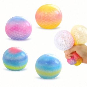 Juguete blando de burbujas de slime, pelotas antiestrés saltarinas, pelota blanda de malla de TPR con forma de uva para aliviar el estrés - Product Image 1