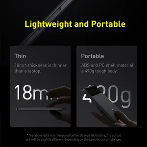 <span class=keywords><strong>Baseus</strong></span> Cargador Portátil de <span class=keywords><strong>Batería</strong></span> <span class=keywords><strong>Externa</strong></span>, <span class=keywords><strong>Batería</strong></span> <span class=keywords><strong>Externa</strong></span> de Carga Rápida, 100 mAh, Tipo C, PD, 20000 W, Cable de 100W - Product Image 6