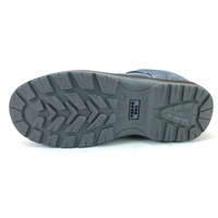 Chaussures de construction de sécurité industrielle pour hommes avec tête et plaque de fer anti-crevaison, matériau PU, embout en acier, bottes de protection