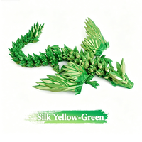 Figurine Dragon Volant 3D Imprimé 22C*15*4cm, Thème Animal, Ornement, Jouet, Décoration de Bureau, Cadeau pour Adolescents et Adultes - Vente Flash