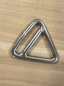 Boucle triangulaire en acier inoxydable soudée, quincaillerie de glissière triangulaire pour harnais de sécurité, sangle de fixation, sac à dos - Product Image 6