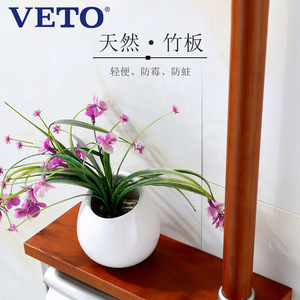 Porte-papier toilette en bois massif avec main courante, porte-papier toilette pour salle de bain, porte-rouleau de papier toilette, musique d'alarme, étanche - Product Image 5