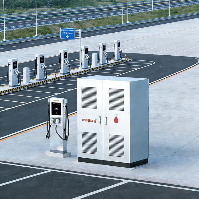 960KW EV DC Fast Charging Station for Mining Truck Fleet Floor-mounted Station De Charge Pour Semi Truck Camion Electric