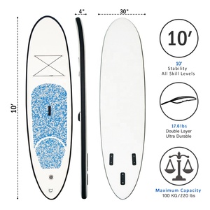 Piscina inflable de pesca plataforma Paddle Junta Surf Dingy balsa barco - Product Image 2