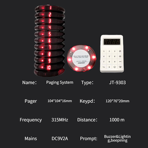 Fast Food Wireless Caller Order Restaurant Pager Vibrate Beeper Guest <strong>Queue</strong> Coaster Paging System for Customers - Product Image 2