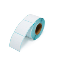 Etiquetas Adhesivas Personalizadas con Código de Barras, Rollo de 60x40x800 Piezas, Vinilo Adhesivo Resistente al Agua, Impresión Térmica Directa, para Impresora Móvil