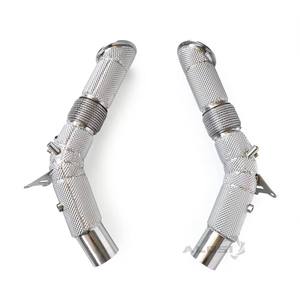 Downpipe de performance SS304 blindé thermiquement pour <span class=keywords><strong>Ferrari</strong></span> SF90 <span class=keywords><strong>2023</strong></span> 3.9T V8 – Section supérieure d'échappement haute performance pour course - Product Image 4