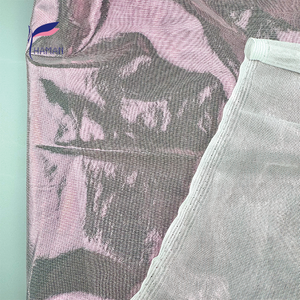 Bán buôn 100% <span class=keywords><strong>Polyester</strong></span> vải tùy chỉnh màu Laser mạ Vàng Lưới vải cho buổi tối ăn mặc túi trang trí hoặc như lót/rèm - Product Image 6