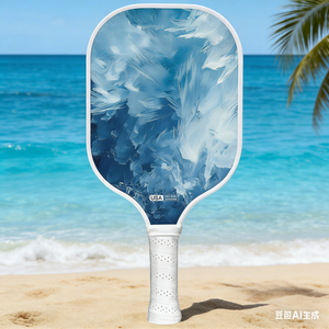 Raquette de pickleball en fibre de carbone de 13 mm, conforme aux normes USAPA, avec technologie révolutionnaire de noyau en nid d'abeille, pour le divertissement, fournie directement par l'usine. - Product Image 1