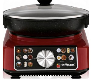 Authentique Amala Mixer Hoffmans HM-8868 8L, Appareil à Fufu et Pilon à Igname, Chauffage Automatique 1000W, Marmite Antiadhésive, 220V - Product Image 3