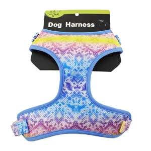 Hot Selling Pet Accessories Interactive Toys Custom Printing Dog Harness Set