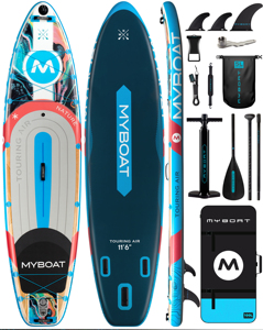OEM ขายส่ง บอร์ดยืนพายลมแบบเป่าลม ขนาด 11'6''* 34''*6'' สำหรับครอบครัว รุ่น MY17/3 ดีไซน์เป่าลม ใช้งานง่าย - Product Image 1