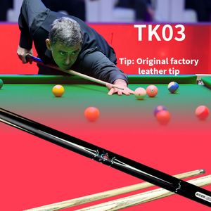 AOSAIRUIBO ASRB CUE TK03 Stecca da Biliardo in 1 Pezzo, Giunto in Lega di Alluminio, 145cm, 19oz, Leggera, Alta Qualità, Ronnie - Product Image 4