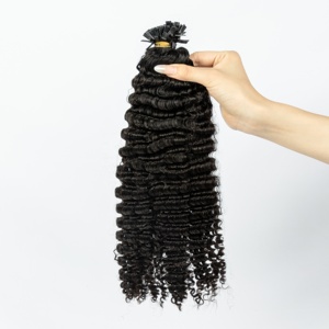 All'ingrosso 3 b3c Kinky punta riccia <span class=keywords><strong>K</strong></span> extension per capelli umani microllegs per donne nere 10-30 pollici - Product Image 2