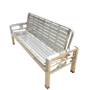 Ensemble de canapés de <span class=keywords><strong>jardin</strong></span> de luxe en acier inoxydable, fauteuils de <span class=keywords><strong>salon</strong></span> d'extérieur, canapés de patio modernes en métal pour usage extérieur - Product Image 4