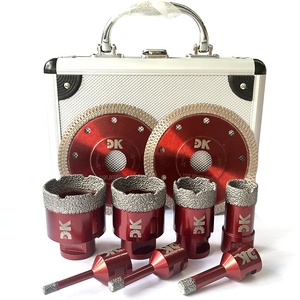 Chuyên nghiệp chất lượng Châu Âu chân không brazed kim cương crowns lỗ Saw lõi Khoan Bits thiết lập cho Glass gạch ceramic đá cẩm thạch - Product Image 6