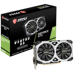 <span class=keywords><strong>MSI</strong></span> NVIDIA GeForce <span class=keywords><strong>GTX</strong></span> 1660 XS 6G OC Gaming utilisé <span class=keywords><strong>Carte</strong></span> <span class=keywords><strong>graphique</strong></span> avec prise en charge de la mémoire GDDR5 DP 1.4 Sortie DVI-D <span class=keywords><strong>1650</strong></span> 1660 Super GPU - Product Image 1