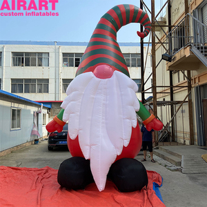 ARtair inflatables làm Inflatable <span class=keywords><strong>dwarft</strong></span> Santa Claus giáng sinh nóng bán Inflatable dài râu Santa Claus thổi lên Santa Claus - Product Image 6