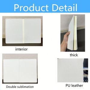 Carnets portables personnalisés, sublimation, vierges, A5, A6, couverture en cuir PU, carnet scolaire personnalisé avec logo - Product Image 4